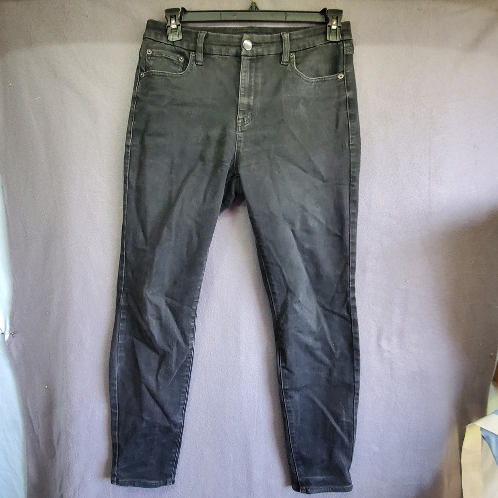 Aeropostale High Rise Curvy Jegging Black Denim Jeans Size 12 Reg RN154379